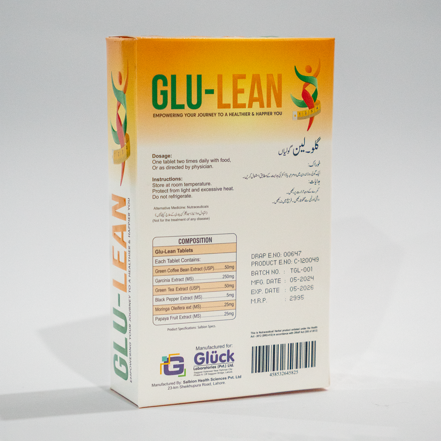 Glu-Lean Tablets Monthly Dose